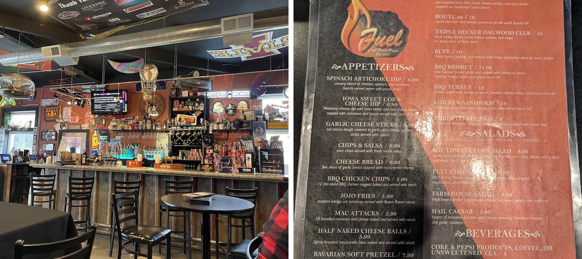 Fuel Coal-Fired Pizza and Coffee Bar Menu